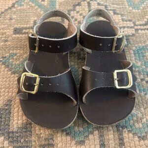 Sun San Brown boys size 7 buckle shoe! Adorable!